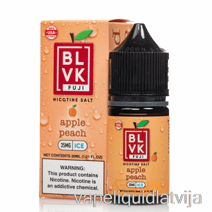 ābolu Persiku Ledus - Blvk Fuji Sāļi - 30 Ml 35 Mg Vape šķidrums